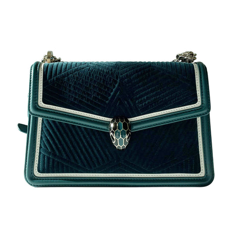 Bvlgari Serpenti Quilted Forever Flap Bag