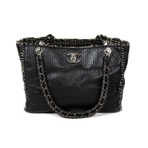 Chanel Quilted Shopper Tote Bag
