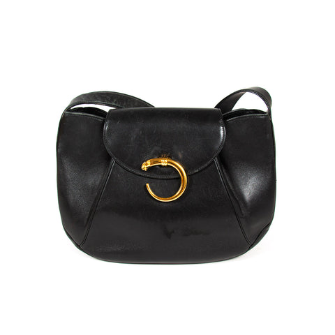 Cartier C de Cartier Leather Handbag