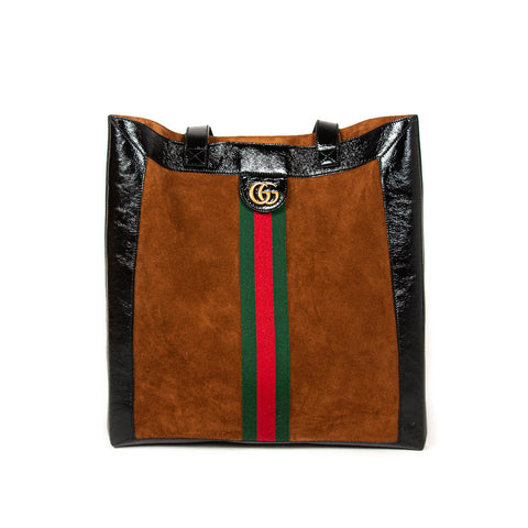 Gucci Quilted Satin Tote Bag