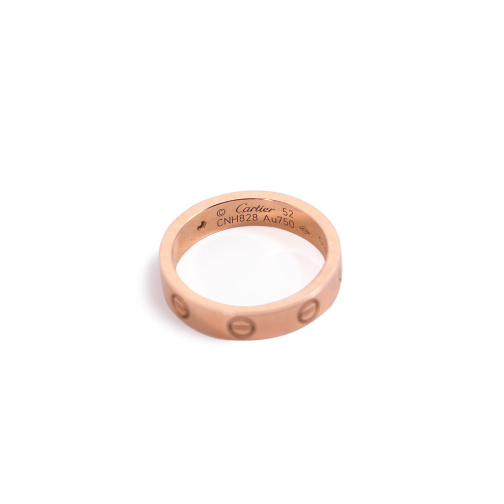 Cartier Rose Gold Diamond Love Wedding Band Accessories Cartier - Shop authentic new pre-owned designer brands online at Re-Vogue