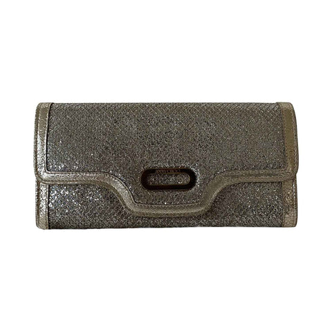 Jimmy Choo Water Snake Skin Clutch