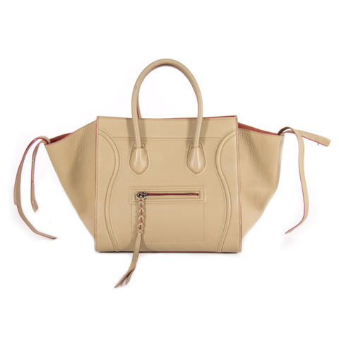 Céline Chain-Link Leather Shoulder Bag