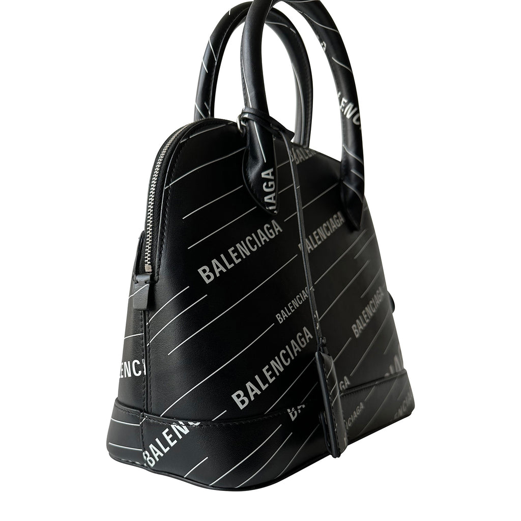 Shop authentic Balenciaga Ville Small Logo Top Handle Bag at