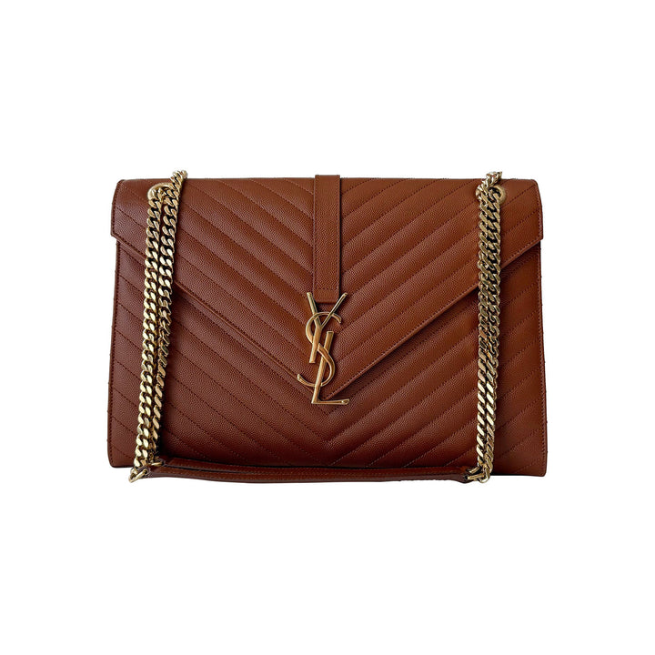 Saint Laurent Monogram Envelope Large Bag
