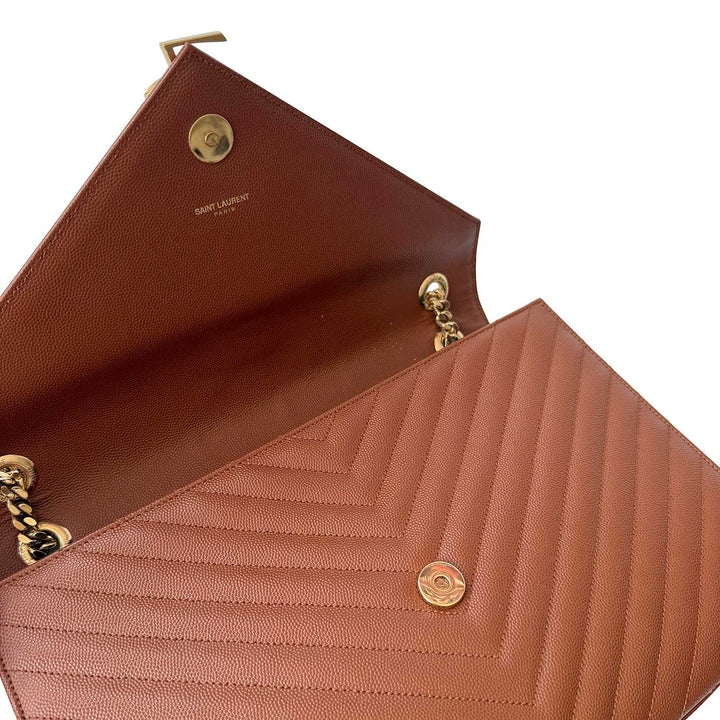 Saint Laurent Monogram Envelope Large Bag