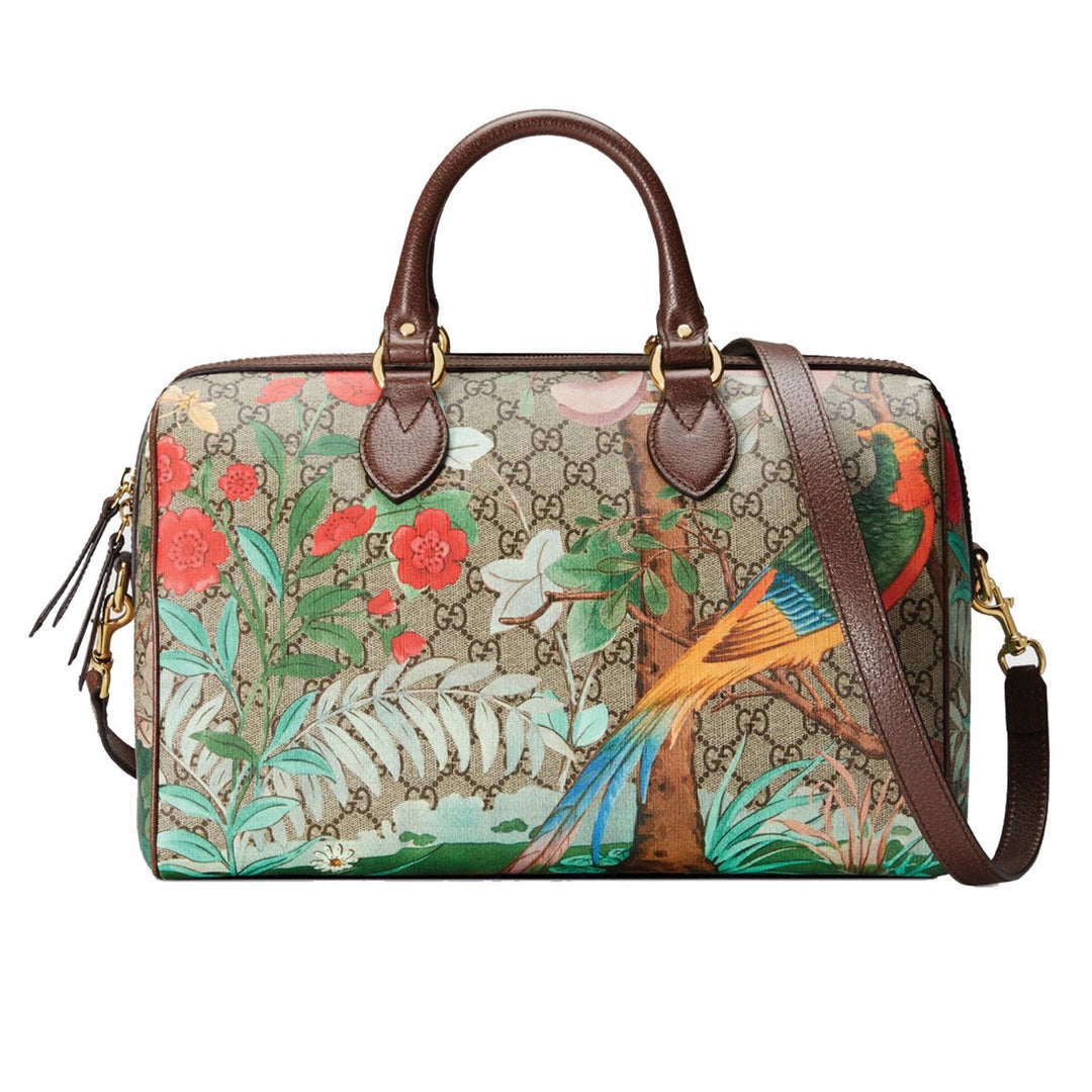 Gucci Tian GG Supreme Boston Bag Bags Gucci - Shop authentic new pre-owned designer brands online at Re-Vogue