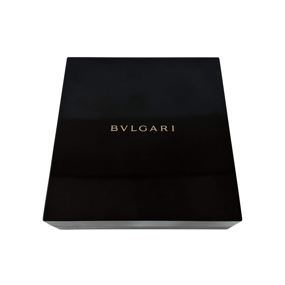 Bvlgari 18K Diamond Circle Drop Earrings