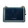 Bvlgari Velvet Serpenti Diamond Blast Shoulder Bag