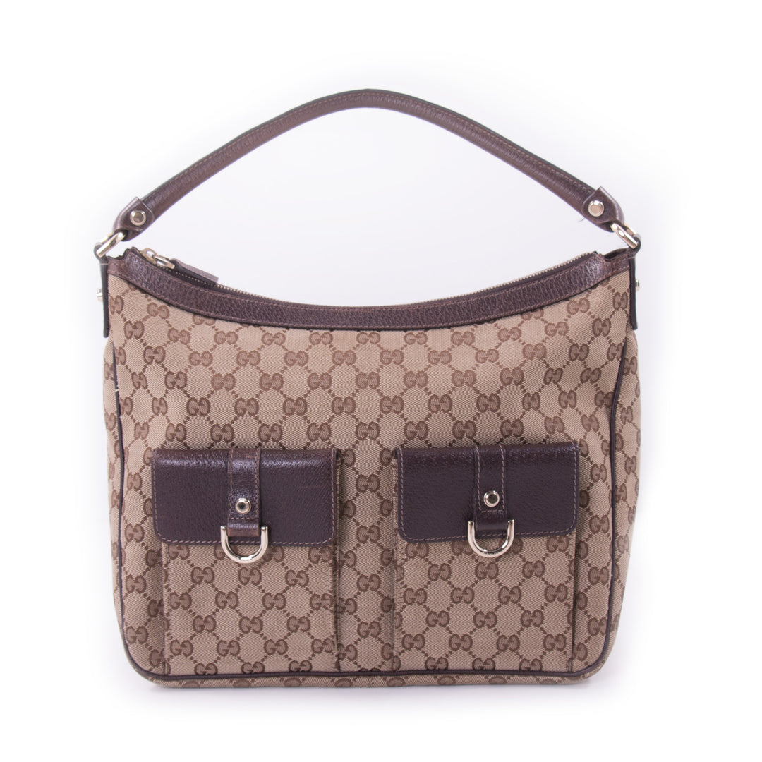 Gucci D-Ring Supreme Hobo Bag Bags Gucci - Shop authentic new pre-owned designer brands online at Re-Vogue