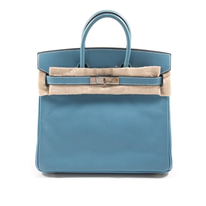 Hermès Birkin 28 HAC Blue Jean Epsom Bags Hermès - Shop authentic new pre-owned designer brands online at Re-Vogue