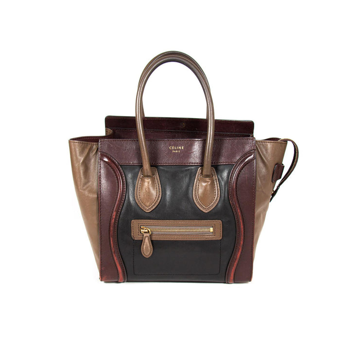 Celine Micro Luggage Tote Bag