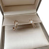 Bvlgari Mother of Pearl & Diamond Serpenti Viper Hoop Earrings