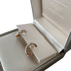 Bvlgari Mother of Pearl & Diamond Serpenti Viper Hoop Earrings