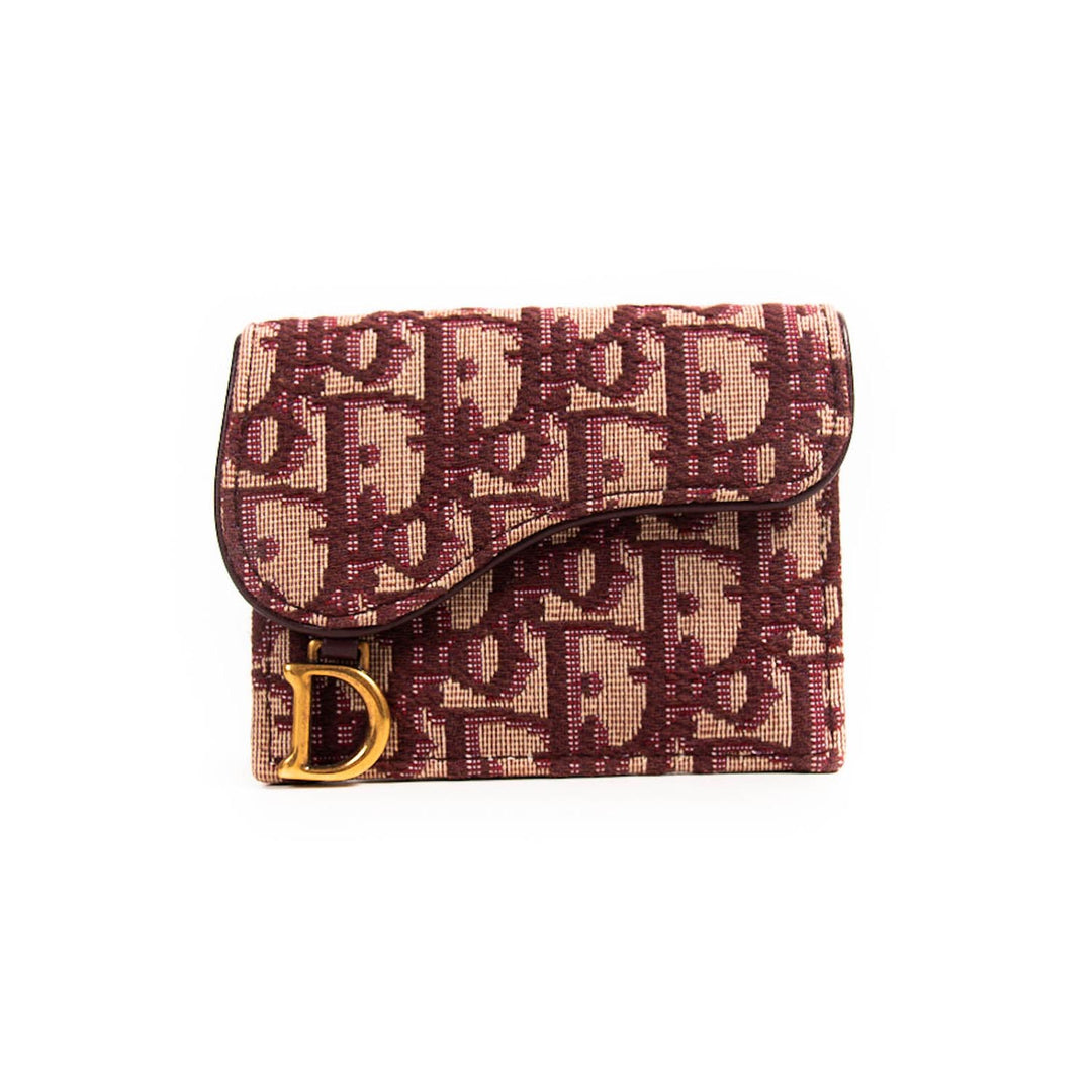 Christian Dior Saddle Compact Card Case Accessories Dior - Shop authentic new pre-owned designer brands online at Re-Vogue