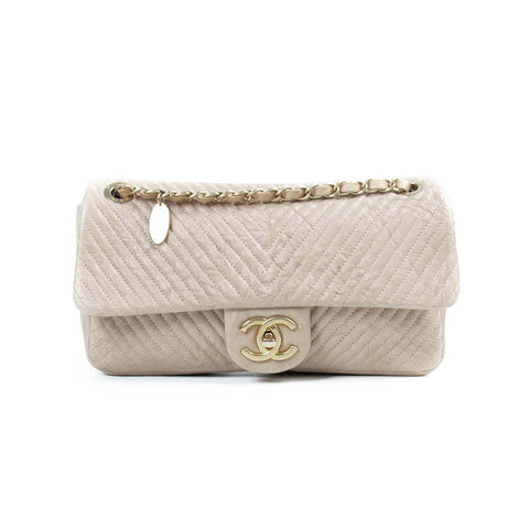 Chanel Classic Denim Patchwork Medium Flap Bag