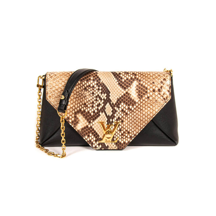 Louis Vuitton LockMe Snake Skin Small Shoulder Bag Bags Louis Vuitton - Shop authentic new pre-owned designer brands online at Re-Vogue
