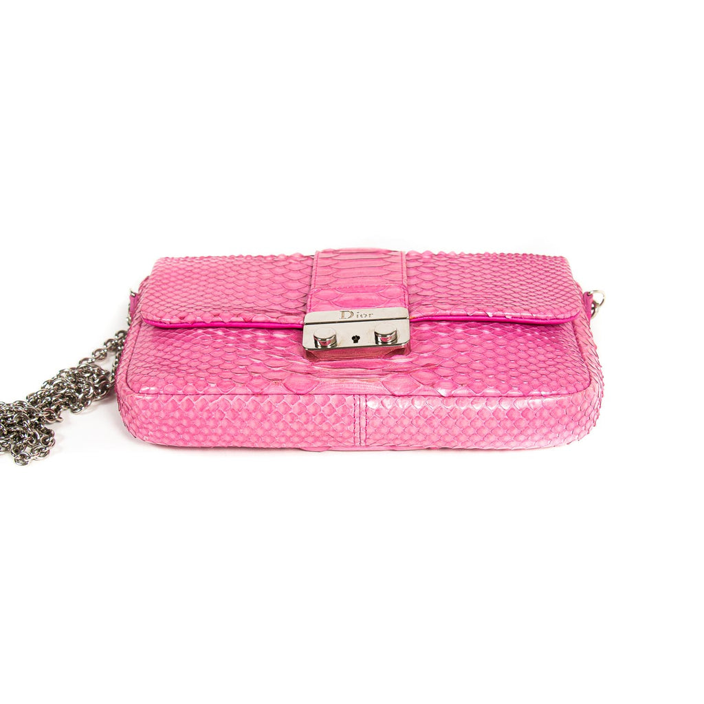 Christian Dior Miss Dior Python Flap Bag