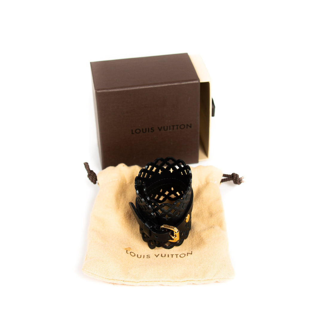 Louis Vuitton Leather Wrap Bracelet