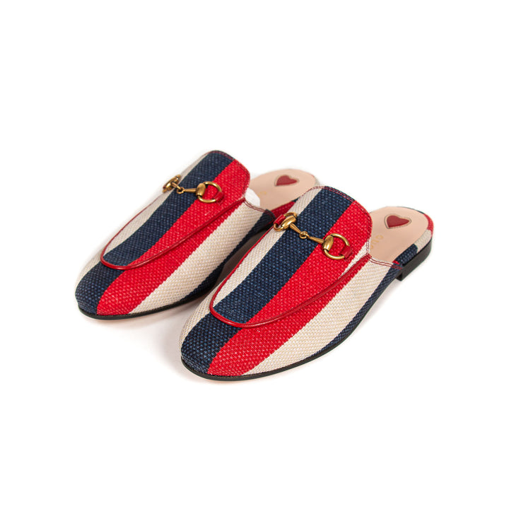 Gucci Princetown Horsebit Accent Mules