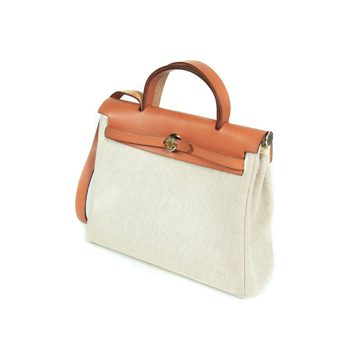 Hermès Herbag PM Toile Beige