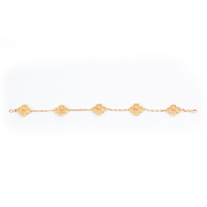 Van Cleef & Arpels Alhambra 5 Motifs Bracelet Accessories Van Cleef & Arpels - Shop authentic new pre-owned designer brands online at Re-Vogue