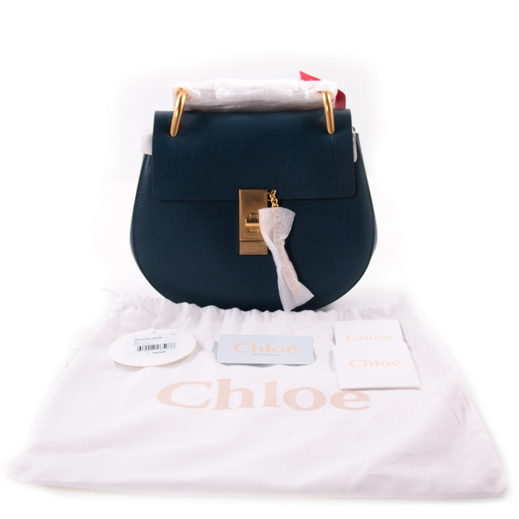 Chloé Drew Small Leather Shoulder Bag Bags Chloé - Shop authentic new pre-owned designer brands online at Re-Vogue