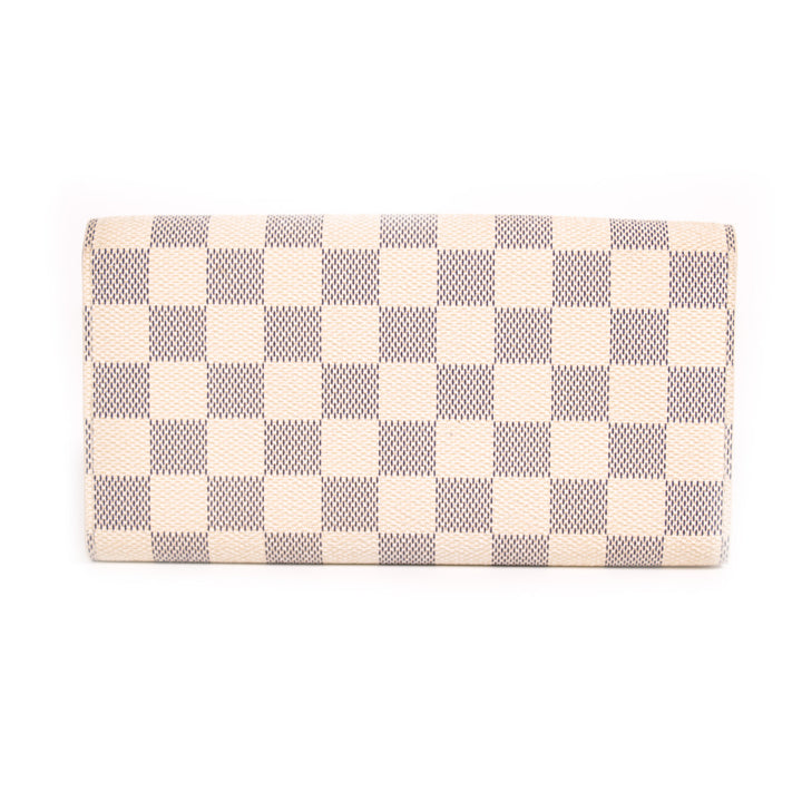 Louis Vuitton Damier Azur Sarah Wallet Accessories Louis Vuitton - Shop authentic new pre-owned designer brands online at Re-Vogue