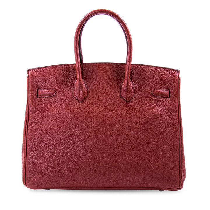 Hermès Birkin 35 Ruby Red Togo Bags Hermès - Shop authentic new pre-owned designer brands online at Re-Vogue