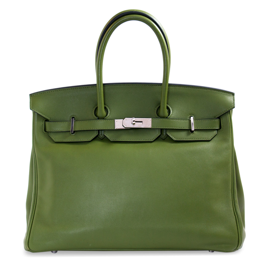 Hermès Birkin 35 Pelouse Swift Bags Hermès - Shop authentic new pre-owned designer brands online at Re-Vogue