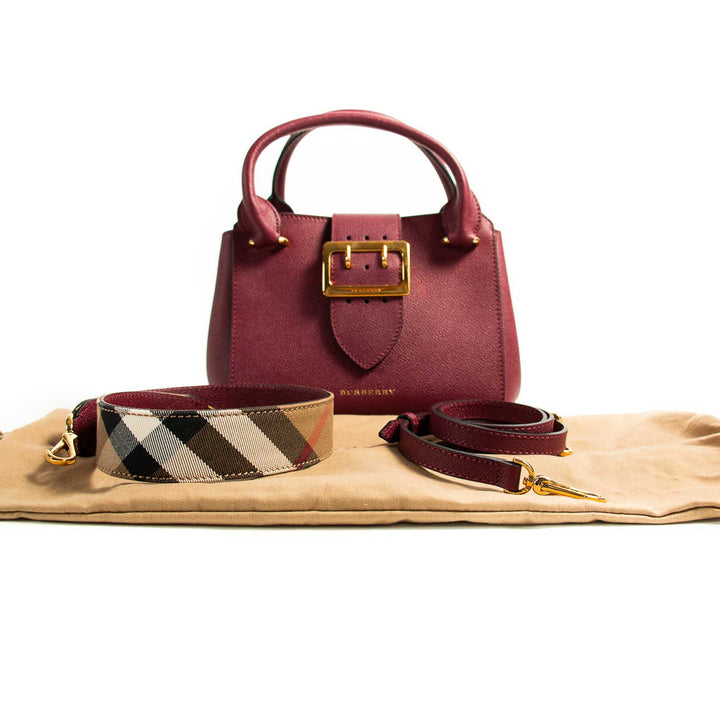 Burberry Small Leather Buckle Satchel Bags Burberry - Shop authentic new pre-owned designer brands online at Re-Vogue