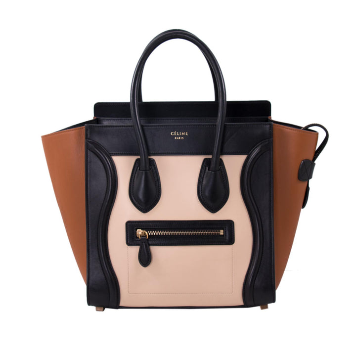 Celine Tricolor Micro Luggage Tote Bag Bags Celine - Shop authentic new pre-owned designer brands online at Re-Vogue