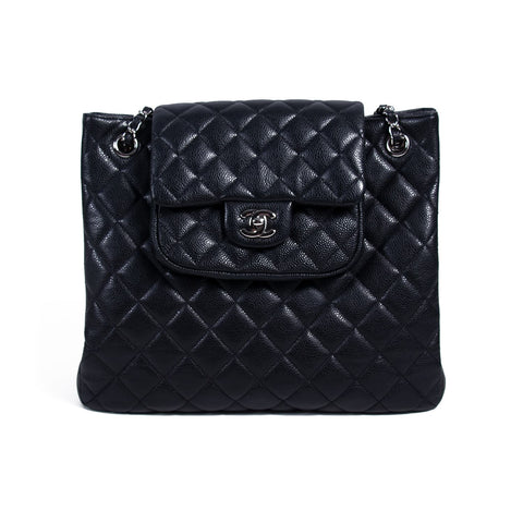 Chanel Quilted Suede Flap Bag