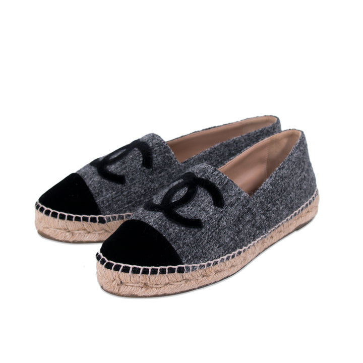 Chanel 2016 CC Tweed Espadrilles Shoes Chanel - Shop authentic new pre-owned designer brands online at Re-Vogue