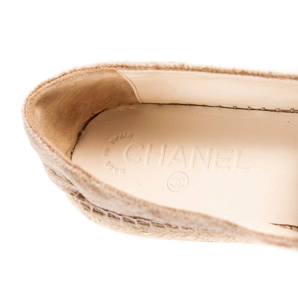 Chanel Velvet CC Espadrilles Shoes Chanel - Shop authentic new pre-owned designer brands online at Re-Vogue