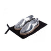 Chanel Metallic Leather CC Espadrilles Shoes Chanel - Shop authentic new pre-owned designer brands online at Re-Vogue