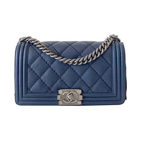 Chanel Crumpled Quilted CC Flap Bag