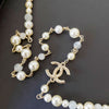 Chanel White Pearl Long Necklace