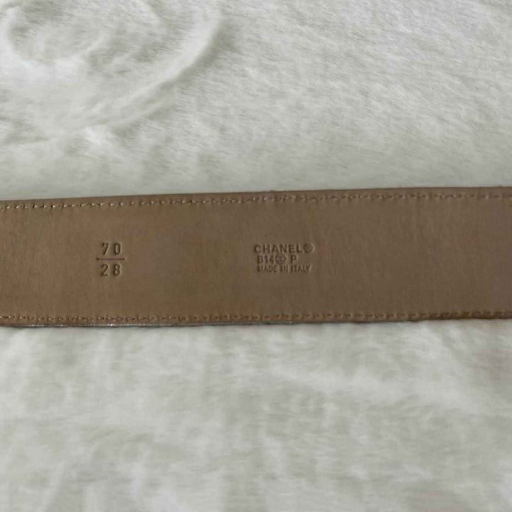 Chanel CC Logo Quilted Leather Belt