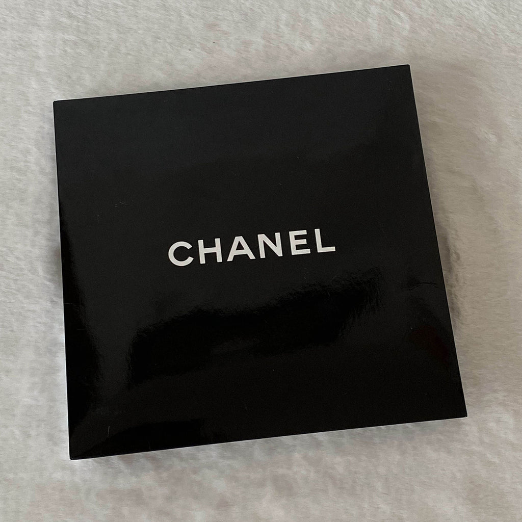 Chanel Interlocking CC Logo Silk Scarf