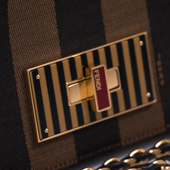 Fendi Pequin Large Claudia Cross Body Bag Bags Fendi - Shop authentic new pre-owned designer brands online at Re-Vogue