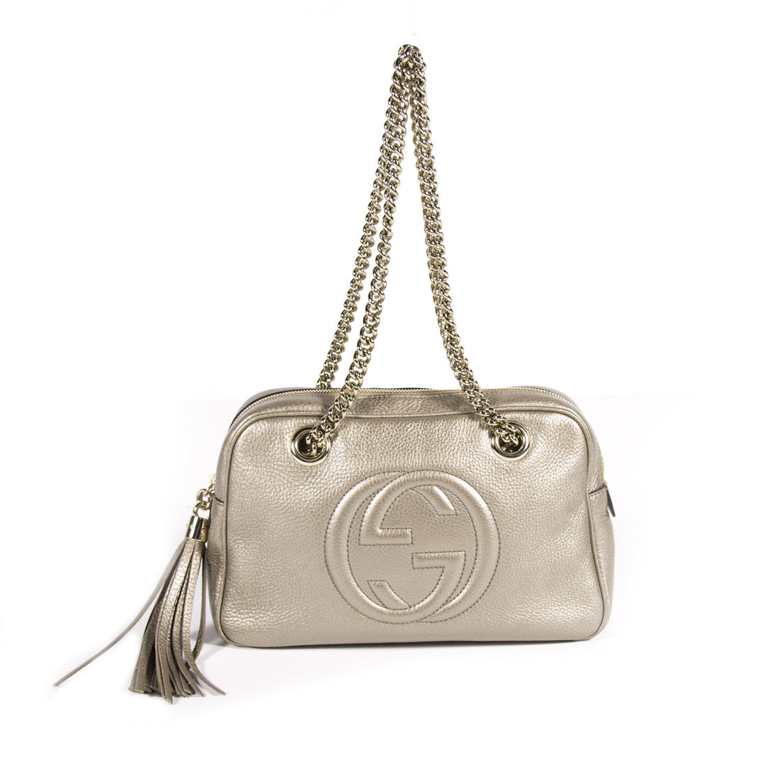 Gucci Soho Chain Shoulder Bag Bags Gucci - Shop authentic new pre-owned designer brands online at Re-Vogue