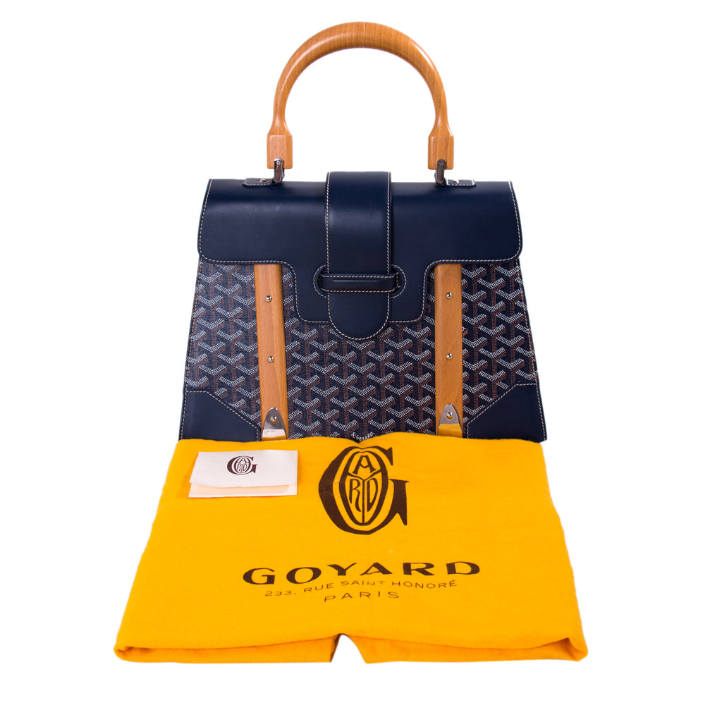 Goyard Navy Blue Saigon MM Bags Goyard - Shop authentic new pre-owned designer brands online at Re-Vogue