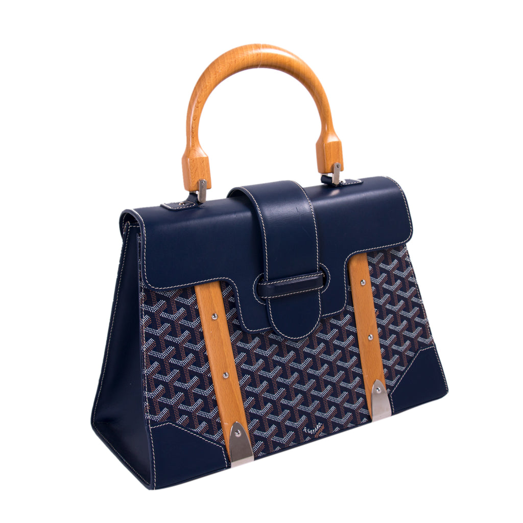 Goyard Navy Blue Saigon MM Bags Goyard - Shop authentic new pre-owned designer brands online at Re-Vogue