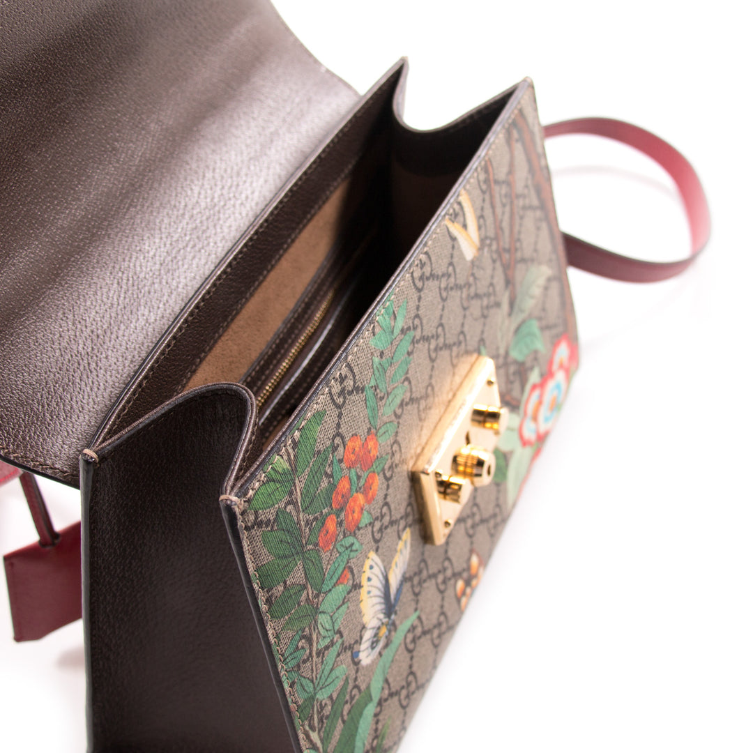 Gucci GG Supreme Tian Padlock Top Handle Bag Bags Gucci - Shop authentic new pre-owned designer brands online at Re-Vogue