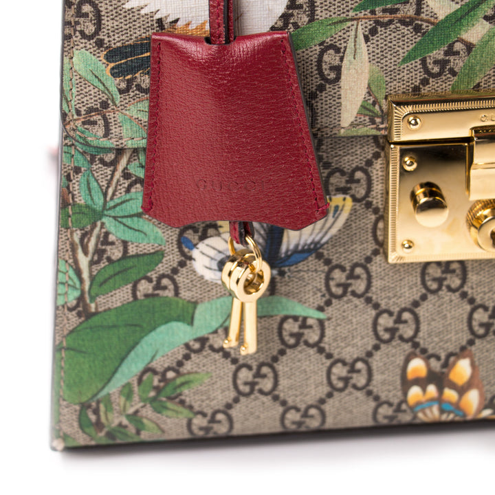 Gucci GG Supreme Tian Padlock Top Handle Bag Bags Gucci - Shop authentic new pre-owned designer brands online at Re-Vogue