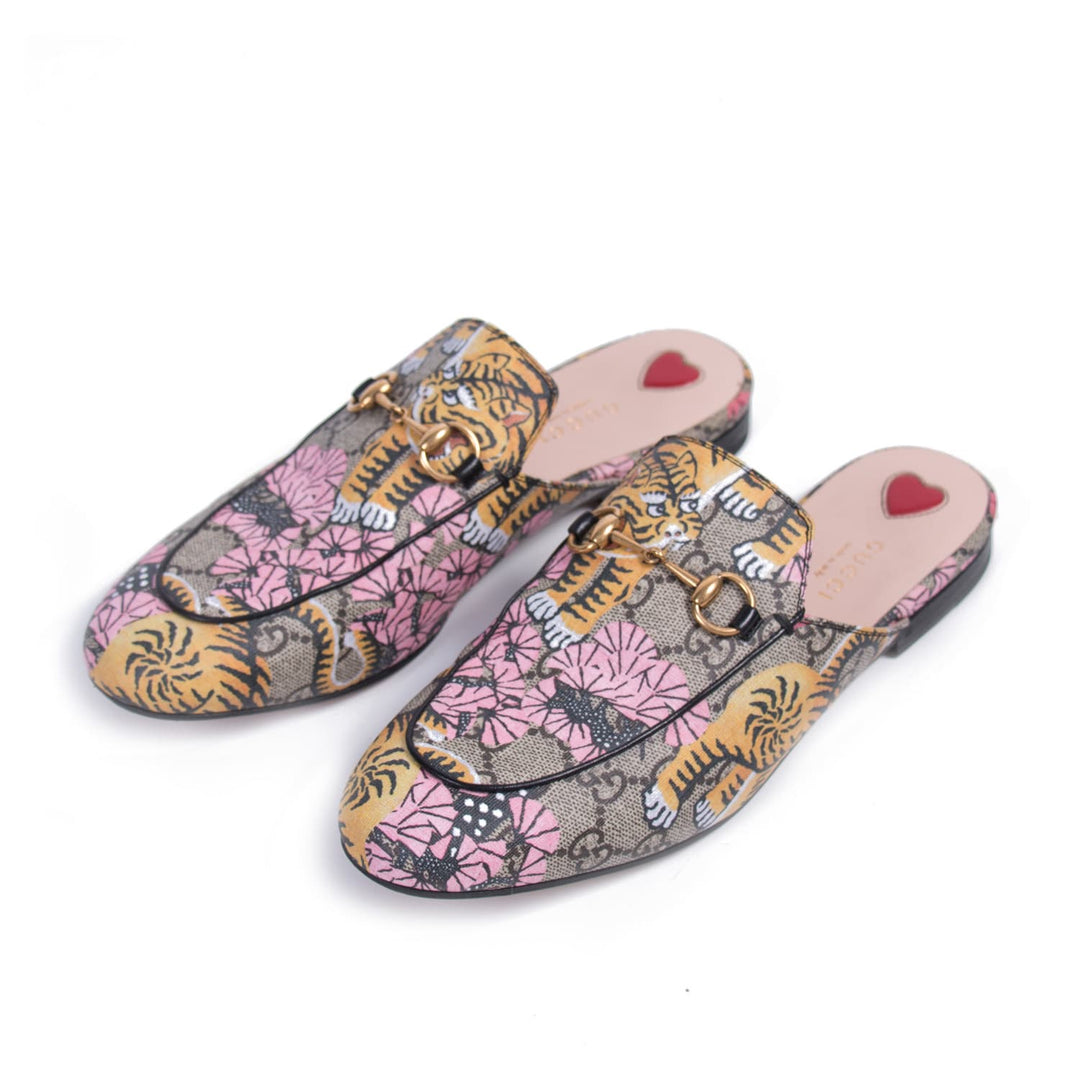 Gucci Princetown Bengal Mules Shoes Gucci - Shop authentic new pre-owned designer brands online at Re-Vogue