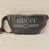 Gucci Logo Print Leather Belt Bag