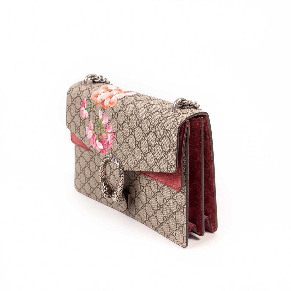 Gucci Dionysus Blooms GG Supreme Shoulder Bag Bags Gucci - Shop authentic new pre-owned designer brands online at Re-Vogue
