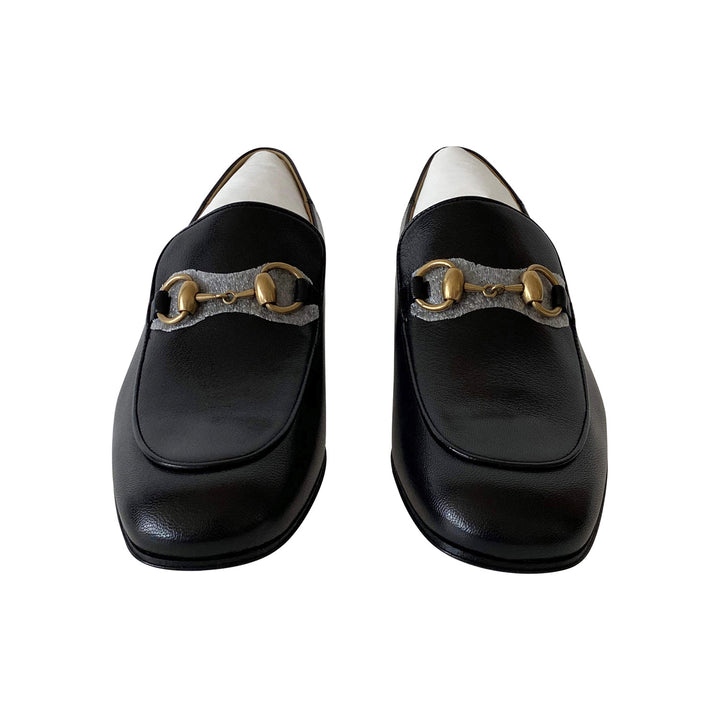 Gucci Brixton GG Leather Loafers